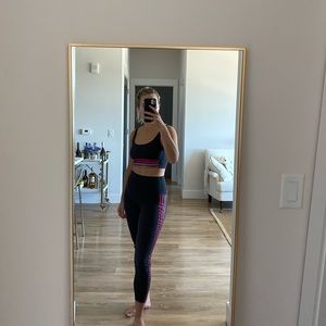 Beach riot sparkle striped set